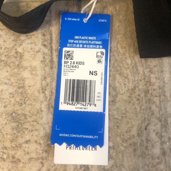 NWT ADIDAS ORIGINALS X KEVIN LYONS KIDS BACKPACK 2.0 - Picture 2 of 7